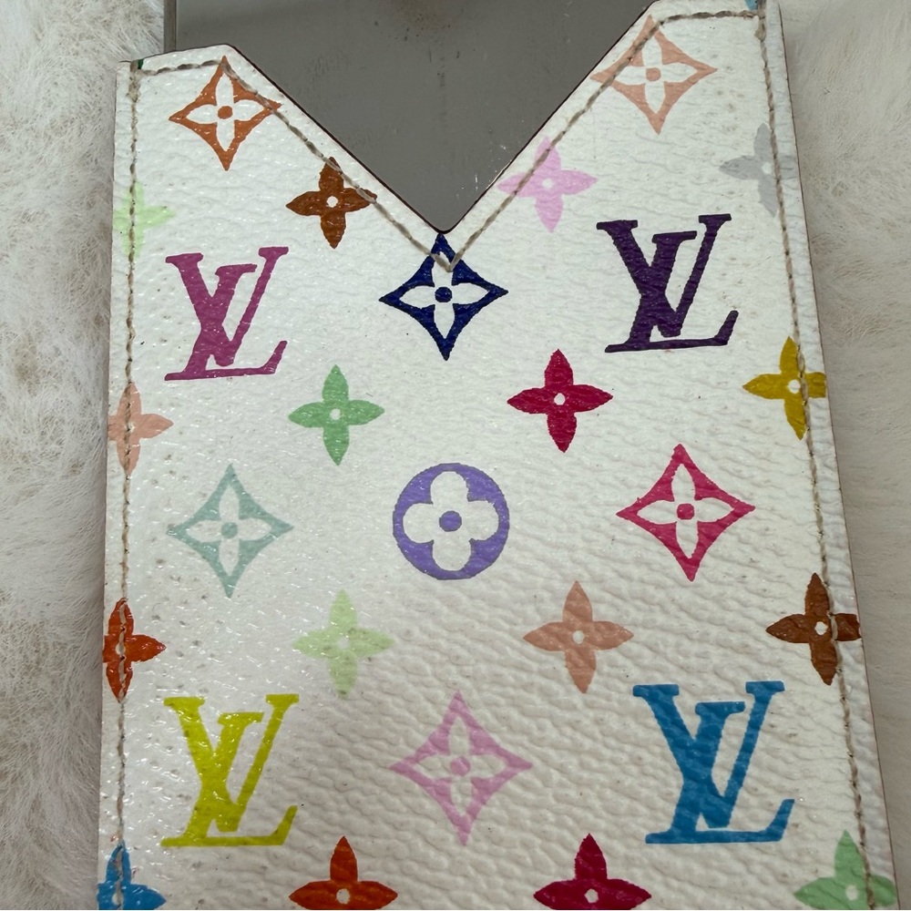Louis Vuitton Multicolor Monogram Card Holder and Mirror - Picture 3 of 5